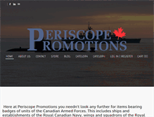 Tablet Screenshot of periscopepromotions.com